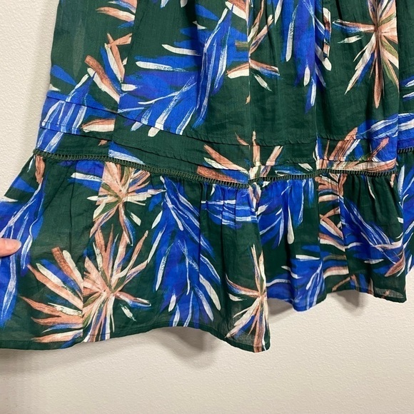 Birds of Paradis Bohemian Skirt Green - Picture 3 of 6